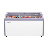 60 in. Display Ice Cream Freezer - 16 cu ft. MCF-16C.